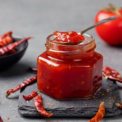 Βιολογικό τσάτνεϊ ντομάτας με αρώματα του βουνού ΚΗΠΟΣ ΥΓΕΙΑΣ